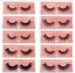 3D Mink Eyelashes Super natural Thick volume Messy Extended version1551342