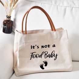 Shopping Bags Baby Bag Mummy Women Canvas Tote Shoulder Handbag Beach Camping Drop