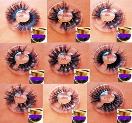 25mm Lashes 3D Mink Hair False Eyelashes Thick extra Long Mink Eyelashes 27mm Eye Lashes Makeup Beauty Extension Tools 661658297