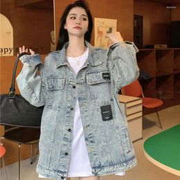 Casual Dresses 2024 Spring And Autumn Couples European American Street Loose Fashion Denim Jacket