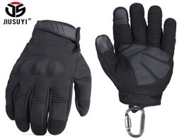 Touch Screen Multicam Waterproof Windproof Cold Weather Winter Warmer Fleece Snowboard Tactical Hard Knuckle Full Finger Gloves Y24049300