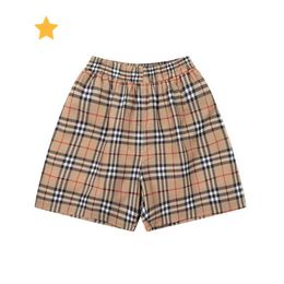 Herren Shorts Summer Classic Brand Designer Shorts Man Plaid Casual Beach Atmungsaktives Schwimm -Vintage -Check Technische Twill -Shorts plus 20240430