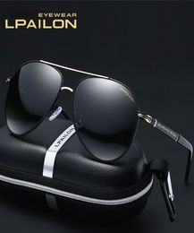 LPAILON 2020 New Men Vintage Fashion Pilot Sunglasses Polarised Classic Brand Sun Glasses Coating Lens Driving Eyewear For Men CX27131411