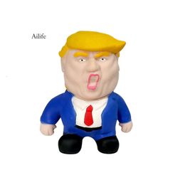 Trump Squishies 장난감 미국 대통령 장난감 느린 스트레스 상승 스트레스 구호 짜기 성인 아이를위한 장난감 0430