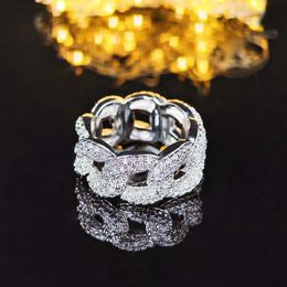 Band Rings 2024 New Trend Princess Silver Aesthetic Eternal Ring Womens Anniversary Gift Jewellery Mass Sales R6353 Q240429