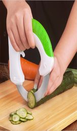 Round Multifunction Kitchen Knife Kitchen Accessories Vegetable Chopper Slicer Round Sharp Knife Easy Cutter vegetable tools2998081