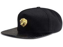 Men Women Rivet Lion Head Skull SunShade Baseball Cap Summer Sport Sunscreen Hip Hop Punk Adjustable Cotton Flat Hats P53 2203129834942