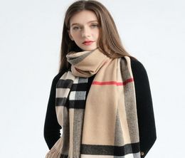 2021 New Classic British Plaid Cotton Ladies High Quality Women Cashmere Scarf For Women Autumn And Winter Shawl4183767