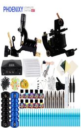 Complete Tattoo Kit 1 Rotary Machine 1 Tattoo Machines Gun Ink Set Power Supply Body Art Tools Set Permanent Makeup24715149338