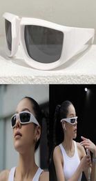 Womens Fashion Occhiali P Home Runway Sunglasses SPR29Y Rectangular Frame White Sport Style Glasses SPR 25 Nylon Material Top Qual6556016