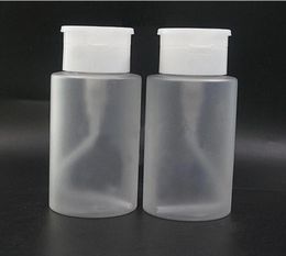 Frosted Plastic Cosmetic Bottles Containers 200ml Lotion Toner Essence Transparent Remover Packing Bottles Makeup Storage Jars 0228847287