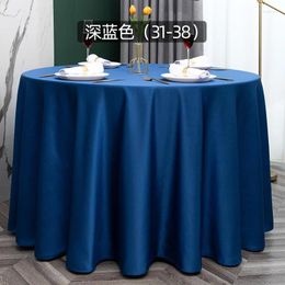 Table Cloth A204tablecloth El Special Round Tablecloth Large High-end Restaurant Roun