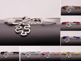 10pcslot Infinity Love 8 Autism Puzzle pendant Bracelet Charm Pendant WomenMen Simple BraceletsBangles Jewellery Gift A14725802173751332