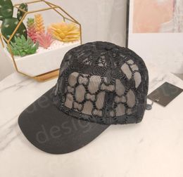 2021 Summer fashion hollow out design hat Brand bonnet designer trucker caps men women baseball cap wild casual ins hats9522172