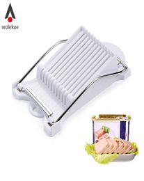 Wulekue 1pcs Abs Stainless Steel Luncheon Meat Cheese Slicer For Egg Spam Cutter Kitchen Cooking Tools7477562