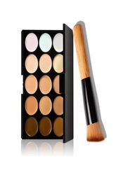 Whole 15 Colors Makeup Concealer Contour Palette Makeup Brush MultiFunction Face Make up face powder and blusher Tools Cos3010901