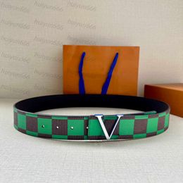 10A quality classic designer Belt for women stainless steel V buckle Real leather mens belt Retro Luxury gold plating womens belt 40MM Reversible belt LP7781