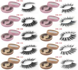 False Lashes 50 Pairs Dramatic Mink Eyelashes Bulk Natural Long Full Strip Luxury Eyelashes Make Up Beauty Long 3D Mink Lashes4539569