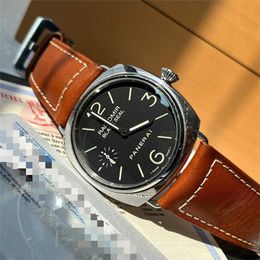 Panerei Submersible Watches Mechanical Watch Chronograph Panahai Rademir PAM00183 Manual Mechanical Steel Luxury Mens Watch