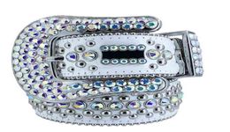 2022 Simon rhinestone Belt with bling rhinestones for mens Women Designer belts as birthday Christmas gift pNn6790432