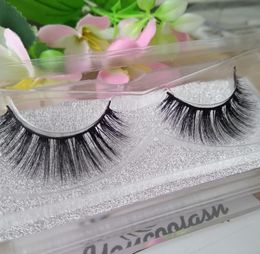 10 Pairs Natural Mink Strips Thick Cross False Eyelash 3D lashes Extensions factory supply for 5102698
