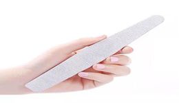 50pcslot Professional Nail File 100180 Emery Board Rhombus Grey Sandpaper for Nail Art Whole5939843