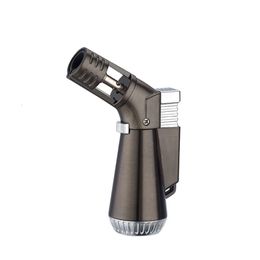 Customizable Design Cigar Pipe Lighter Adjustable Windproof Blue Flame Straight Torch Lighter
