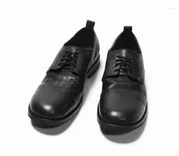 Casual Shoes Luxury Men Leather Office Dress Classic Style Brown Black Lace Up Oxford