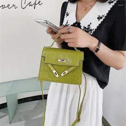 Shoulder Bags Fashion Ladies Crocodile Pattern Small Square Bag Summer Trend Large-Capacity Handbag Women'S Messenger