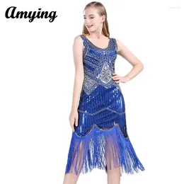 Stage Wear Fashion Party Dress Retro Dance Costume Sequin Tassel Suitable For Wedding/Prom/Party Evening/Banquet/Festival Attire