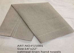 Home Textile Classical American style12PCSlot 14quotx22quotSeaming edges Colour Oatmeal Linen Hand Towel makes any guest feel 4791190