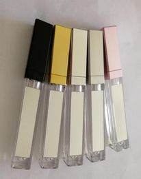 Customised Private Label Square Clear Led 7ml Lip Gloss Bottle Packaging Container Whole Empty Lipgloss Tubes Lipblam Lipstick5377790