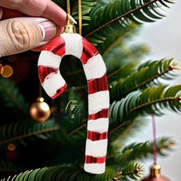 Christmas Decorations Plastic Baubles Xmas Tree Pendant Festive Hanging Candy Cane Gift Box Stocking Holiday For