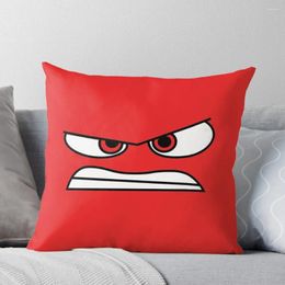 Pillow Anger (Inside Out) Version 2 Throw Autumn Decoration Couch Pillows Cases Plaid Sofa