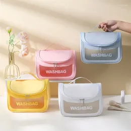 Cosmetic Bags Portable Travel Clear Wash Bag Female Waterproof Toiletry Storage Pouch Transparent Organizer Makeup Case For Women