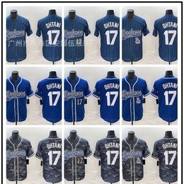 Jerseys Clothing Dodgers Co Branded Jersey 17#ohtani Embroidered for Japan's Shohei Otani Fans