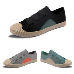 Free Shipping Men Women Running Shoes Flat Low Breathable Anti-Slip Comfort Black Grey Green Mens Trainers Sport Sneakers GAI