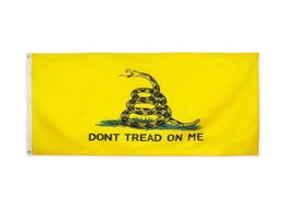 US Stock Whole 7 designs 3x5 FT 90150cm us american Tea Party dont tread on me snake gadsden Flags1947183