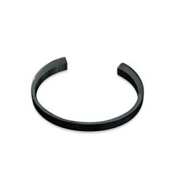 Stainless Steel Smooth Cremation Urn black Bracelet Memorial Bangle Cuff Cremation Jewelry for Ashes Funnel Kit3792511