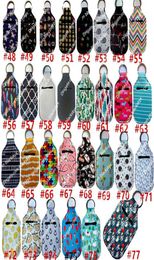 Customize Neoprene Hand Sanitizer Bottle Holder Keychain Bags 30ML 1036cm Sanitizer Key Rings Hand soap Bottle Holder with Keych6678290