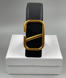 Menswear designer belt black red women luxury classic casual V buckle fashion leather belts with white gift3582044