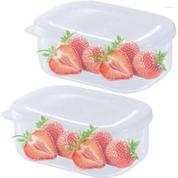 Storage Bags Freezer Box Food With Lid Large Capacity Stackable Holder For Fridge Refrigerator Cabinet Kitchen