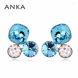 Stud Earrings ANKA 2024 Top Crystal Fashion Jewelry Trendy For Women Zinc Alloy Flower Crystals From Austria #108672