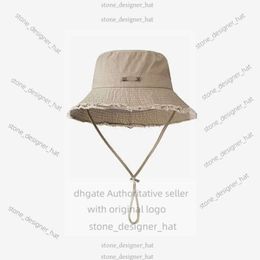 Designer Jacquemes Hat 2023 New Ins Fringe Fisherman For Women's Spring And Summer Outings Sunshade For Korean Fashion Couple Pink Pot 8397