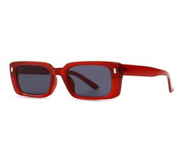 Retro Rectangle Sunglasses Women Fashion Rivets Jelly Colour Eyewear Men Square Leopard Yellow Sun Glasses Shades UV4005987760