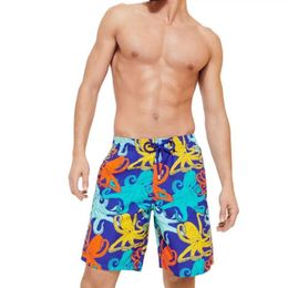 Men's Swimwear New Summer Mens Swimming Suit Pants Beach Shorts Running Gym Quick Drying Sports Surfing Q240429