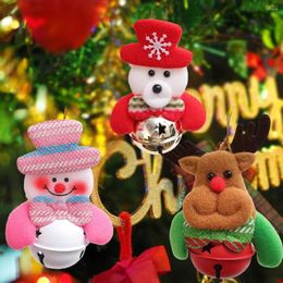 Party Supplies Christmas Tree Hanging Pendant Santa Claus Snowman Elk Doll Crafts Ornaments Year Gifts Xmas Home Decoration