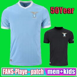 50Year Anniversary soccer Jerseys Lazio 50th 2023 2024 IMMOBILE LUIS BASTOS SERGEJ BADELJ LUCAS J.CORREA ZACCAGNI MARUSIC football shirt 3XL 4XL