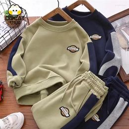 Clothing Sets Boys Clothes Set Sport Shirt Child Spring Casual Sports Sweatshirt Pants Two-piece Trousers 2-Piece 8-12 Years