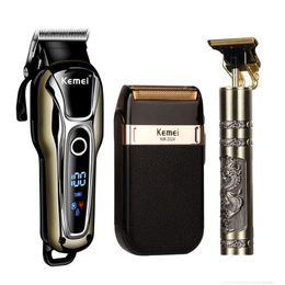 Hair Trimmer Weasti Professional Barber Clipper Rechargeable Electric T Outliner Finish Cutting Hine Beard Shaver Cordless 220623 Drop Dh263